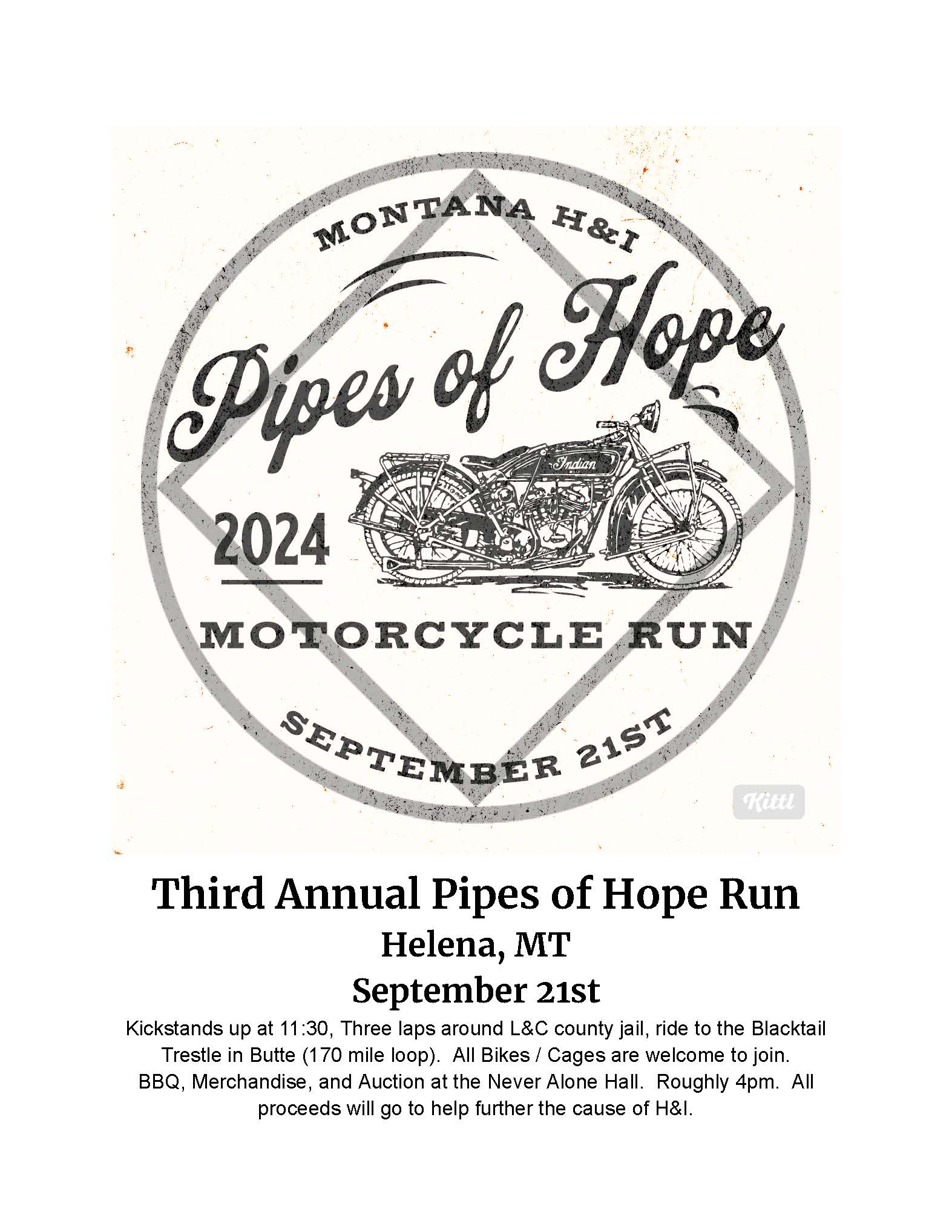 3rd Annual Pipes of Hope 9.21.2024 Helena - Montana Region of Narcotics
